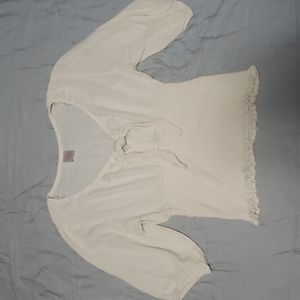 Cute Smocked Waist Blouse